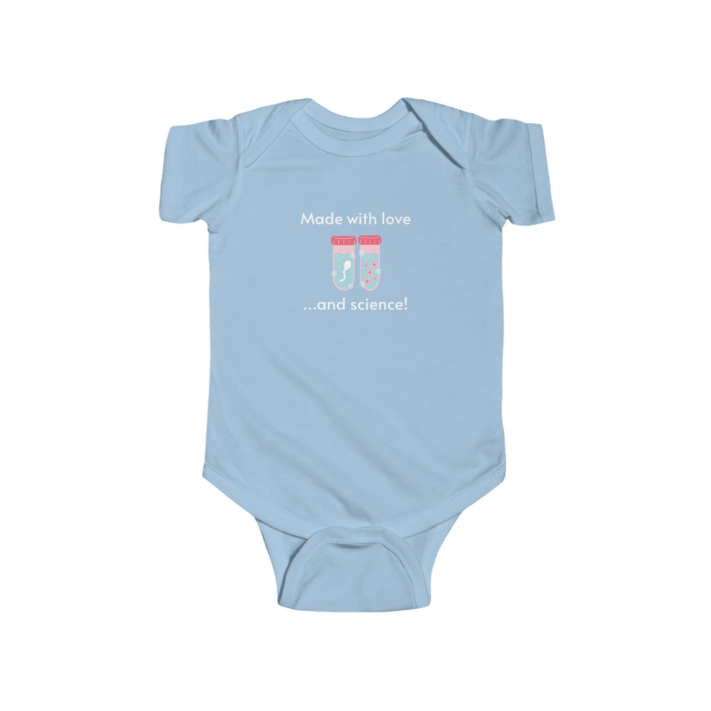 Made with love, and science! Baby Bodysuit